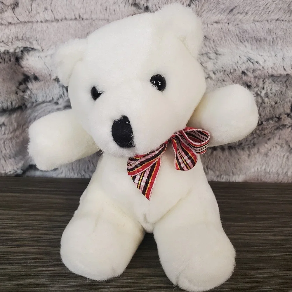 Vtg Chosun White Teddy Bear 6